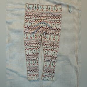 Festive Aztec Patterned Children’s Leggings